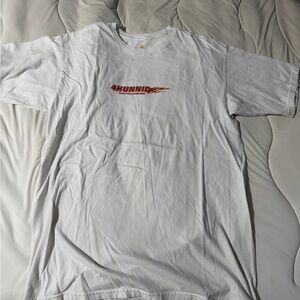 4Hunnid White Short Sleeve Graphic Tee - Men's Crewneck